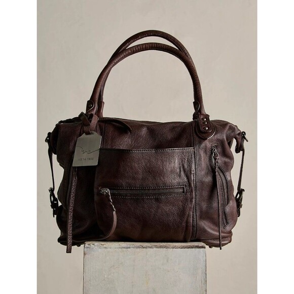 Handbags - FREE PEOPLE We The Free Emerson Tote In Bitter Bark NWT